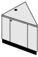 WS-C Wall Spacer Storage Cabinet